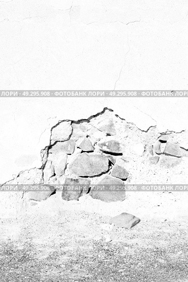   near   house and block building abstract background in oman the old wall. Стоковое фото, агентство Ingram Publishing / Фотобанк Лори