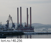Мурманск, нефтяная платформа (2007 год). Стоковое фото, фотограф Игорь Осадчий / Фотобанк Лори