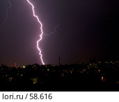 Ночь, гроза. Стоковое фото, фотограф Вячеслав Потапов / Фотобанк Лори