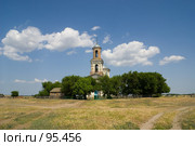 Вид на Свято-Никольский храм в станице Еланской Ростовской области. Стоковое фото, фотограф Борис Панасюк / Фотобанк Лори
