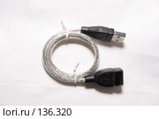 USB удлинитель. Стоковое фото, фотограф Сергей Бочаров / Фотобанк Лори