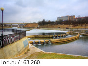 Могилев, речка Дубровенка. Набережная, пруд, плотина. Стоковое фото, фотограф Виктор Пелих / Фотобанк Лори