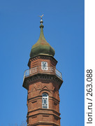 Минарет мечети в городе Чита (2008 год). Стоковое фото, фотограф Геннадий Соловьев / Фотобанк Лори