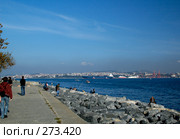 Набережная в Стамбуле, на берегу Босфора (2007 год). Стоковое фото, фотограф Алексей Зарубин / Фотобанк Лори