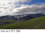 Полярный Урал. Снежники. Стоковое фото, фотограф Роман Коротаев / Фотобанк Лори
