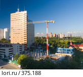 Строительство  офисного здания Кантри парка в Химках (2008 год). Редакционное фото, фотограф Владимир Чинин / Фотобанк Лори