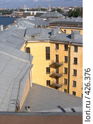 Санкт-Петербург, крыши домов на Васильевском острове (2008 год). Стоковое фото, фотограф Андрюхина Анастасия / Фотобанк Лори