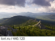 Облака над Южно-Уральскими горами. Стоковое фото, фотограф Евгений Прокофьев / Фотобанк Лори