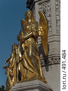 Ангелы на памятнике в Загребе, Хорватия (2008 год). Стоковое фото, фотограф Pukhov K / Фотобанк Лори