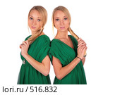 Девушки-близняшки. Стоковое фото, фотограф Losevsky Pavel / Фотобанк Лори