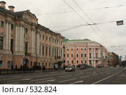 Санкт Петербург Строгановский дворец и дом Чичерина (2008 год). Редакционное фото, фотограф Корчагина Полина / Фотобанк Лори