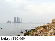 Добыча нефти недалеко от Баку. Азербайджан. (2008 год). Стоковое фото, фотограф Алексей Зарубин / Фотобанк Лори