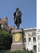 Памятник Гёте. Лейпциг. (2007 год). Редакционное фото, фотограф Светлана Кудрина / Фотобанк Лори