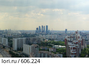 Москва с высоты (2008 год). Стоковое фото, фотограф Дмитрий Тарасов / Фотобанк Лори