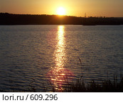 Закат на городском пруду - Миасс (2004 год). Стоковое фото, фотограф Алексей Стоянов / Фотобанк Лори