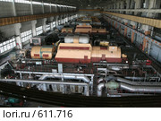 Котлотурбинный цех Северной ТЭЦ-21. Санкт-Петербург (2007 год). Редакционное фото, фотограф Александр Секретарев / Фотобанк Лори