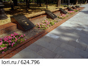 Гранитные плиты с названиями городов-героев (2008 год). Стоковое фото, фотограф Смирнова Лидия / Фотобанк Лори
