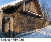 Деревянный дом. Музей-заповедник «Строчицы» (2009 год). Редакционное фото, фотограф Алина Голышева / Фотобанк Лори