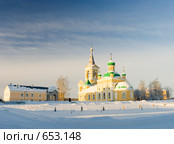 Ведено-Оятский женский монастырь, пос. Оять Ленинградской области (2009 год). Стоковое фото, фотограф Владимир Чинин / Фотобанк Лори
