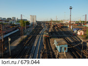 Белгород. Железнодорожный вокзал (2008 год). Редакционное фото, фотограф nikolay uralev / Фотобанк Лори