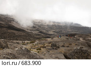 Восхождение на Килиманджаро по маршруту Machame Route, Танзания (2008 год). Стоковое фото, фотограф Алексей Зарубин / Фотобанк Лори