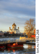 Храм Христа Спасителя. Москва. Россия. Стоковое фото, фотограф E. O. / Фотобанк Лори