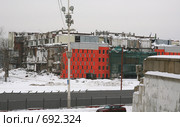 Москва. Демонтаж гостиницы "Россия". (2009 год). Стоковое фото, фотограф АЛЕКСАНДР МИХЕИЧЕВ / Фотобанк Лори
