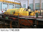 Котлотурбинный цех Дубровской ТЭЦ-8 (Ленинградская область) (2008 год). Редакционное фото, фотограф Александр Секретарев / Фотобанк Лори