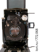 Фотоаппарат "Фотокор-1" ГОМЗ, Ленинград, 30-е годы прошлого века (2009 год). Редакционное фото, фотограф RedTC / Фотобанк Лори