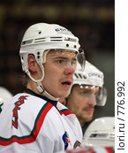 Защитник ХК "Ак Барс" Евгений Медведев (Evgeny Medvedev) (2009 год). Редакционное фото, фотограф Андрей Голубев / Фотобанк Лори