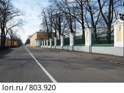 Петергоф. Правленская улица. Весна (2009 год). Стоковое фото, фотограф Катыкин Сергей / Фотобанк Лори