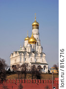Архангельский собор и колокольня Ивана Великого Московского Кремля (2009 год). Редакционное фото, фотограф Пиневич Геннадий Александрович / Фотобанк Лори
