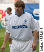 Защитник ФК Крылья Советов Александр Белозеров (2009 год). Редакционное фото, фотограф Андрей Голубев / Фотобанк Лори