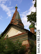 Ярославль. Церковь Николы Мокрого. Фрагмент (2008 год). Стоковое фото, фотограф Julia Nelson / Фотобанк Лори