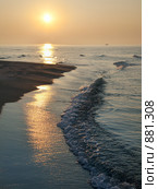 Рассвет на море. Стоковое фото, фотограф Юрий Брыкайло / Фотобанк Лори