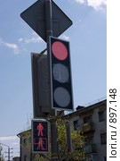 Город Муром. Плоский светофор (2009 год). Стоковое фото, фотограф Юрий Синицын / Фотобанк Лори