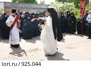 Псков. Снетогорский монастырь. Праздник Вознесения Господня. Водосвятие (2009 год). Редакционное фото, фотограф Михаил Котов / Фотобанк Лори