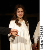 Анна Ковальчук в спектакле "Анна. Каренин. Вронский". 2 мая 2006 года в театре Ленсовета (С-Петербург) Редакционное фото, фотограф Сергей Цепек / Фотобанк Лори