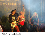 Юбилейный фестиваль "Воздух 2009" в Петрозаводске. Группа "Алиса" Редакционное фото, фотограф Сергей Цепек / Фотобанк Лори