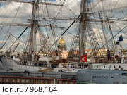 В паутине такелажа. Санкт-Петербург (2009 год). Редакционное фото, фотограф Александр Алексеев / Фотобанк Лори