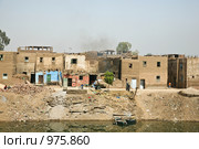 Улица на берегу канала, Египет (2007 год). Стоковое фото, фотограф Евгений Грицун / Фотобанк Лори