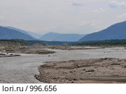 Чечня. Вид на реку Аргун и Аргунское ущелье (2009 год). Стоковое фото, фотограф Alexei Tavix / Фотобанк Лори