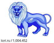 Знак зодиака Лев. Стоковая иллюстрация, иллюстратор Татьяна Мельникова / Фотобанк Лори