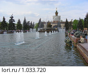 Фонтан "Каменный цветок" на ВВЦ (2008 год). Редакционное фото, фотограф lana1501 / Фотобанк Лори