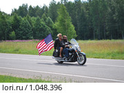 Американские байкеры (2009 год). Редакционное фото, фотограф Татьяна Vikkerkaar / Фотобанк Лори