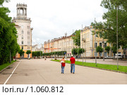 Смоленск: улица Ленина (2009 год). Стоковое фото, фотограф Дмитрий Яковлев / Фотобанк Лори