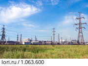 Цеха компании «РУСАЛ», город Красноярск (2009 год). Редакционное фото, фотограф Сергей Болоткин / Фотобанк Лори