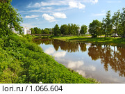 Гагарин (Смоленская область): река Гжать (2009 год). Стоковое фото, фотограф Дмитрий Яковлев / Фотобанк Лори