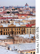 Вид на Санкт-Петербург с Исаакиевского собора (2009 год). Стоковое фото, фотограф Михаил Митин / Фотобанк Лори