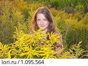Длинноволосая девушка. Стоковое фото, фотограф Яков Филимонов / Фотобанк Лори